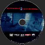 carátula cd de Actividad Paranormal 2 - Custom - V2