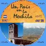 cartula cd de Un Pais En La Mochila - Disco 10 - Custom