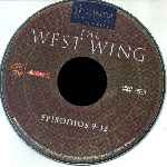 carátula cd de The West Wing - Temporada 02 - Disco 03 - Region 4