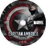 carátula cd de Capitan America - El Primer Vengador - Custom - V02