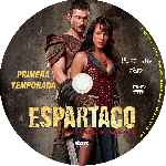 carátula cd de Espartaco - Sangre Y Arena - Temporada 01 - Custom