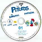 carátula cd de Los Pitufos - Disco 01 - Custom