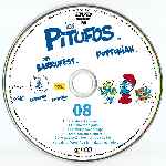 carátula cd de Los Pitufos - Disco 08 - Custom