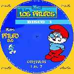 carátula cd de Los Pitufos - Disco 01 - Custom - V2