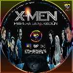 carátula cd de X-men - Primera Generacion - Custom - V03