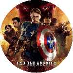 carátula cd de Capitan America - El Primer Vengador - Custom - V06