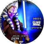 cartula cd de Star Wars - The Clone Wars - Temporada 03 - Disco 03 - Custom