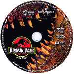 carátula cd de Jurassic Park - Parque Jurasico - Custom - V5