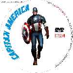 carátula cd de Capitan America - 2011 - Custom