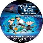 carátula cd de Phineas Y Ferb A Traves De La 2a Dimension - Custom