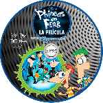 carátula cd de Phineas Y Ferb A Traves De La 2a Dimension - Custom - V4