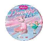carátula cd de Angelina Ballerina - Dancing On Ice - Custom