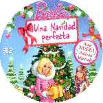 carátula cd de Barbie - Una Navidad Perfecta - Custom - V3