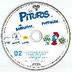 carátula cd de Los Pitufos - Disco 02 - Custom - V3