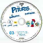 carátula cd de Los Pitufos - Disco 03 - Custom - V3