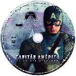 carátula cd de Capitan America - El Primer Vengador - Custom - V13