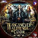 carátula cd de Blancanieves Y La Leyenda Del Cazador - Custom - V08