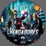carátula cd de Los Vengadores - 2012 - Custom - V15