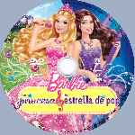 carátula cd de Barbie - La Princesa Y La Estrella De Pop - Custom