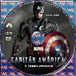 carátula cd de Capitan America - El Primer Vengador - Custom - V16