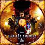 carátula cd de Capitan America - El Primer Vengador - Custom - V17