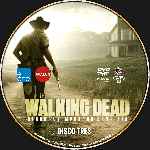 cartula cd de The Walking Dead - Temporada 02 - Disco 03 - Custom