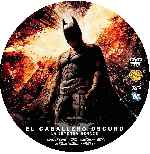 carátula cd de El Caballero Oscuro - La Leyenda Renace - Custom - V7