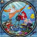 carátula cd de La Sirenita - Clasicos Disney - Custom - V3