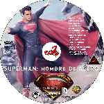 cartula cd de Superman - El Hombre De Acero - Custom - V3 