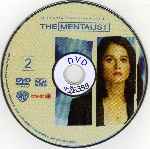 cartula cd de The Mentalist - Temporada 01 - Disco 02 - Region 4