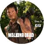 cartula cd de The Walking Dead - Temporada 03 - Disco 03 - Custom