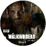 cartula cd de The Walking Dead - Temporada 03 - Disco 05 - Custom