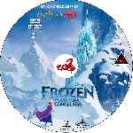 carátula cd de Frozen - Una Aventura Congelada - Custom