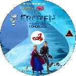 carátula cd de Frozen - Una Aventura Congelada - Custom - V2