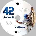 carátula cd de 42 - La Historia De Jackie Robinson - Custom - V2