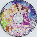 carátula cd de Barbie - La Princesa Y La Popstar - Region 4
