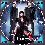 cartula cd de The Vampire Diaries - Temporada - Custom - V2