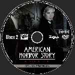 carátula cd de American Horror Story - Temporada 02 - Disco 02 - Custom - V2