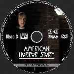 carátula cd de American Horror Story - Temporada 02 - Disco 03 - Custom - V2