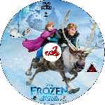 carátula cd de Frozen - Una Aventura Congelada - Custom - V5