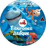 cartula cd de Tiburones Al Ataque - Custom - V3