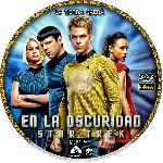 carátula cd de Star Trek - En La Oscuridad - Custom - V14