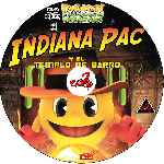 carátula cd de Pac-man Y Las Aventuras Fantasmales - Indiana Pac Y El Templo De Barro - Custom