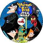 carátula cd de Phineas Y Ferb - Star Wars - Custom - V2