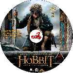 carátula cd de El Hobbit - La Batalla De Los Cinco Ejercitos - Custom - V04