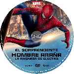 cartula cd de El Sorprendente Hombre Arana 2 - La Amenaza De Electro - Custom - V6
