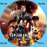 carátula cd de Capitan America - El Primer Vengador - Custom - V18
