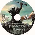 cartula cd de El Amanecer Del Planeta De Los Simios - Custom - V07