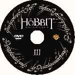 carátula cd de El Hobbit - La Batalla De Los Cinco Ejercitos - Custom - V05