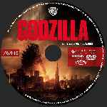 carátula cd de Godzilla - 2014 - Custom - V11